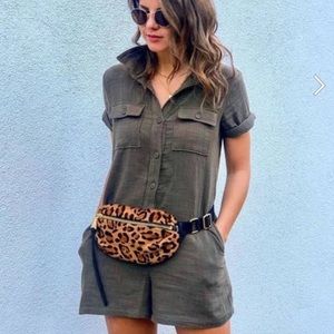 American Eagle Aerie Utility Romper